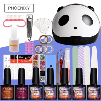 

Manicure Set Nail Extension Set Set For Manicure Gel Nail Polish Nail Art Tools Sets 24W LED Nail Dryer Tools For Manicure