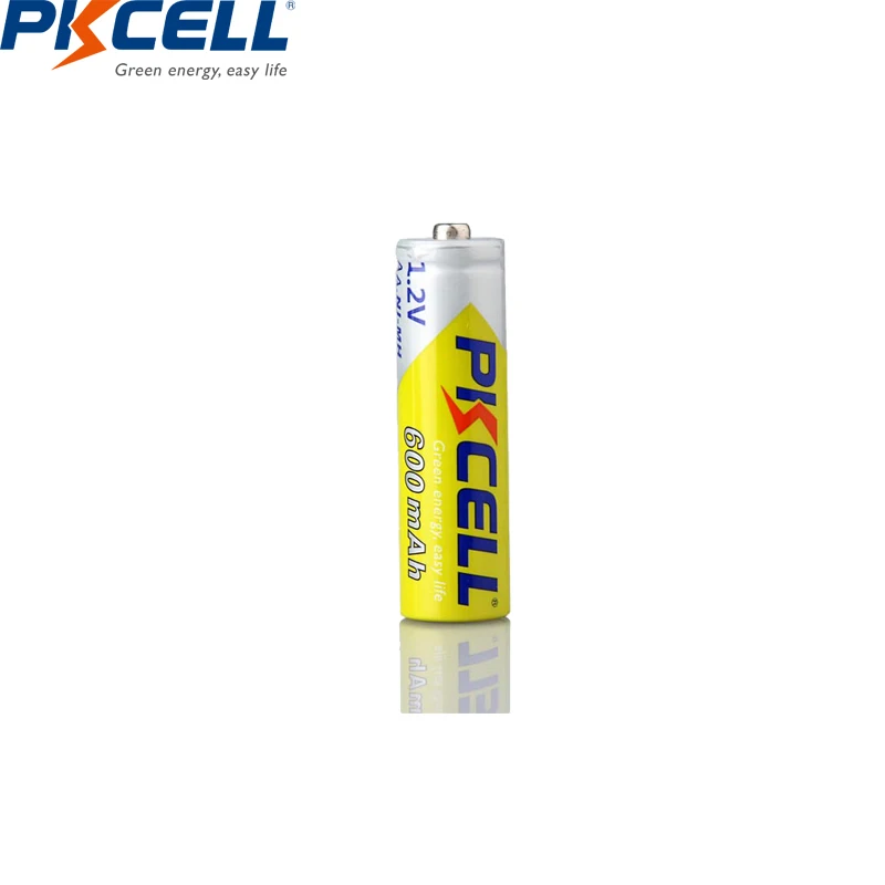 4 шт. PKCELL AA батарея 600mah 1 2 v NIMH перезаряжаемый батарейки АА подзарядка и aa