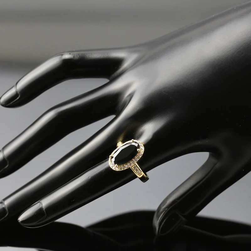 

Free Shipping Luxury Gold Color Rings For Women 6 Color Cubic Zirconia Party Bridal Jewelry Wedding Rings Gold For Women Gift