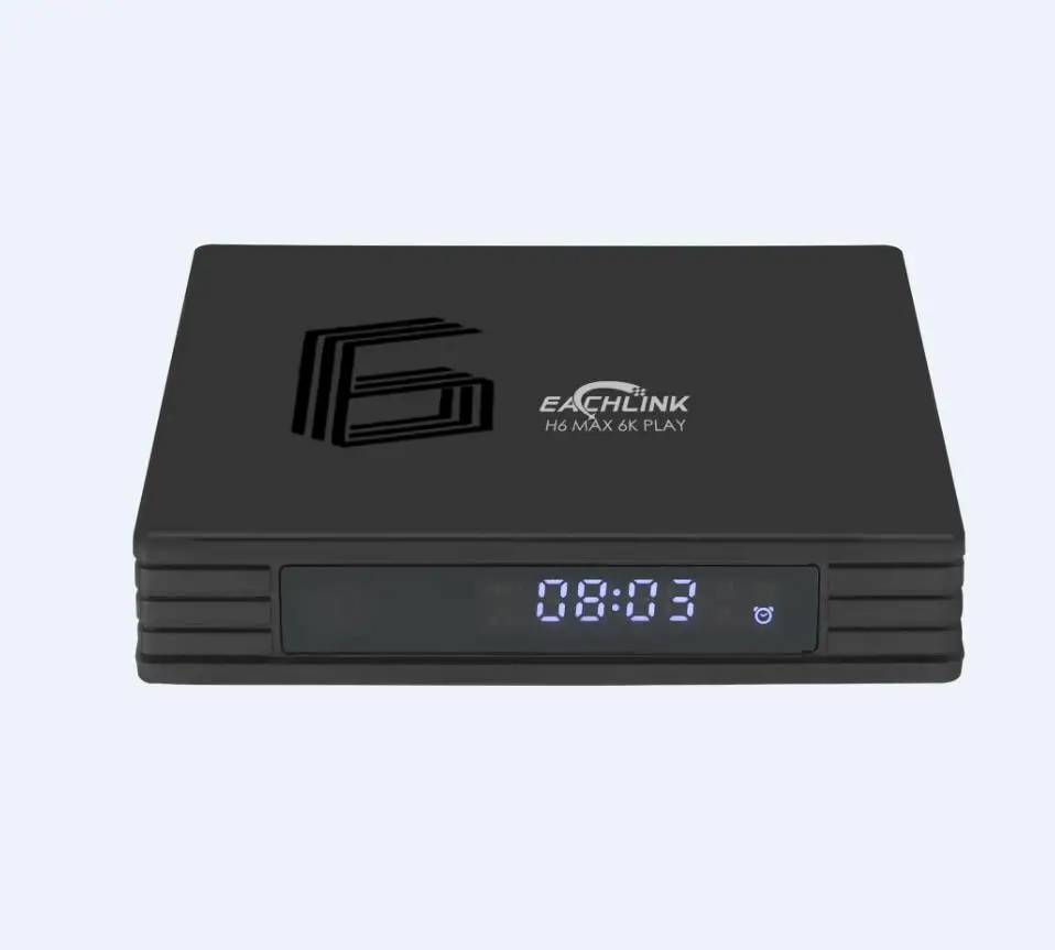 EACHLINK H6 Max Smart tv box Android 9.0 TV Box  4GB RAM + 64GB ROM 2.4G+5.8GWiFi 100Mbps USB3.0 BT4.1 Support 6K H.265 (2)