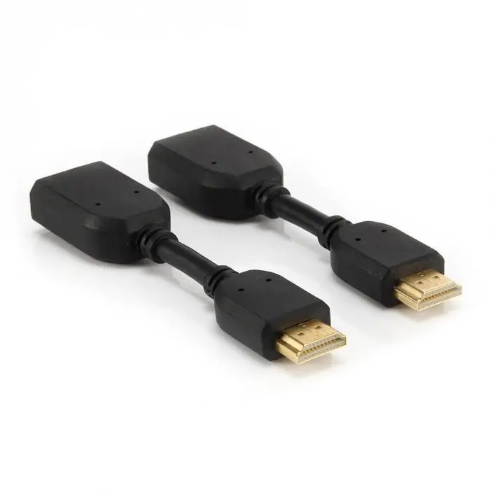Hot Sale 2 Pcs HDMI Extension Cable Male to Female 3D UHD TV High Speed