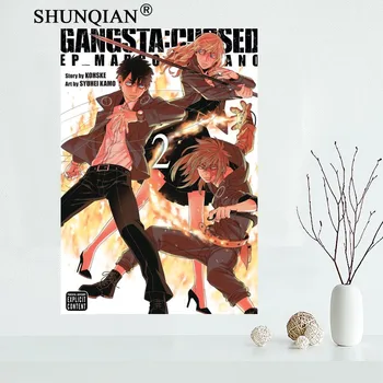 

Hot! gangsta cursed Canvas Cloth Poster for Home Decor painting Art Custom Print Picture