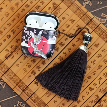 

Luxury Genuine Leather Case for Apple Airpods Case Bluetooth Earphones Accessories Protective Cover Charging Case Cover Box Bags