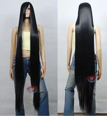 

Free Shipping>>>   Extra Long Black Cosplay Wig High Temp - CosplayDNA Wigs 150CM