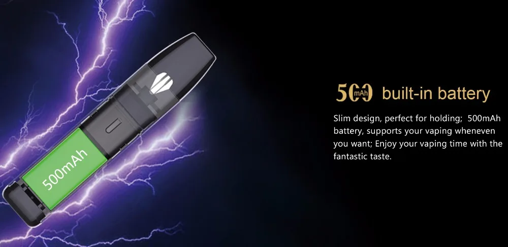 Original HQD Kim Kit All-in-one Pod System Starter Kit 12W 2ml Pod Cartridge 300mah Battery Electronic Cigarette Vape Pen 01 (7)