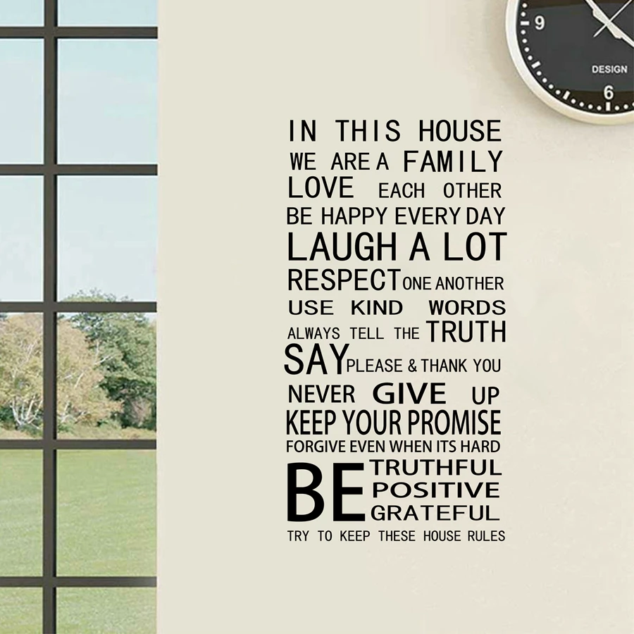 Домашние правила романтические слова цитата настенная фотография надпись