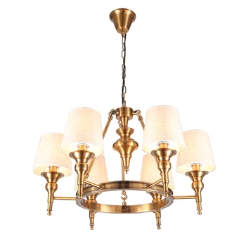 

American country chandelier light black white modern suspendsion lamp foyer hall hotel shop art decoration 6 light 8 arm E14 led