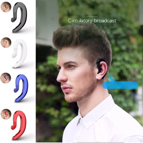 Беспроводной Bluetooth наушник стерео громкой связи Спорт Бизнес|Наушники и