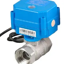 CWX-15Q 1 ''Электрический шаровой клапан из нержавеющей стали воды 3-6 V Напряжение