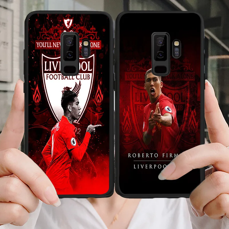 

Yinuoda Phone Case For Liverpool Football Club Samsung Galaxy S10 S9 8Plus S6 S7 Edge Roberto Firmino Soft TPU For S9 S10 Lite