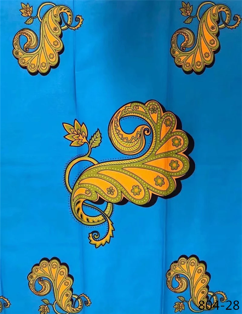 

2019 new arrival beautiful African wax printed fabrics veritable wax nigerian style java wax wrappa ankara Africa java wax ! 804