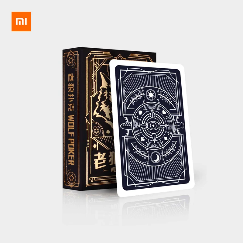 Xiaomi игральные карты для покера Игровой Набор для покера пластиковые волшебные карты водостойкие карты магическая доска игры 57*87 мм карты