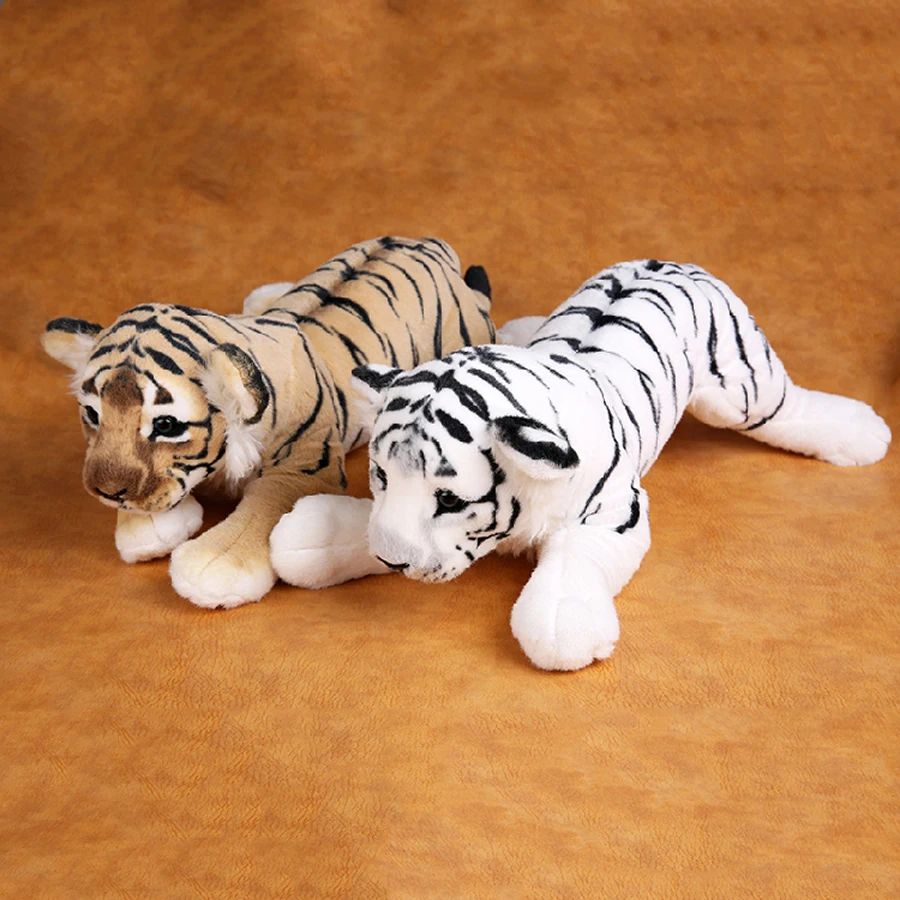 Weiche gefüllte Tiger Plüsch Spielzeug Kissen Tiermuster Puppe Kawaii L2Y2 