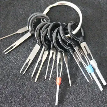 

Dragonpad 11Pcs/Set Terminal Removal Tools Car Electrical Wiring Crimp Connector Pin Extractor Kit