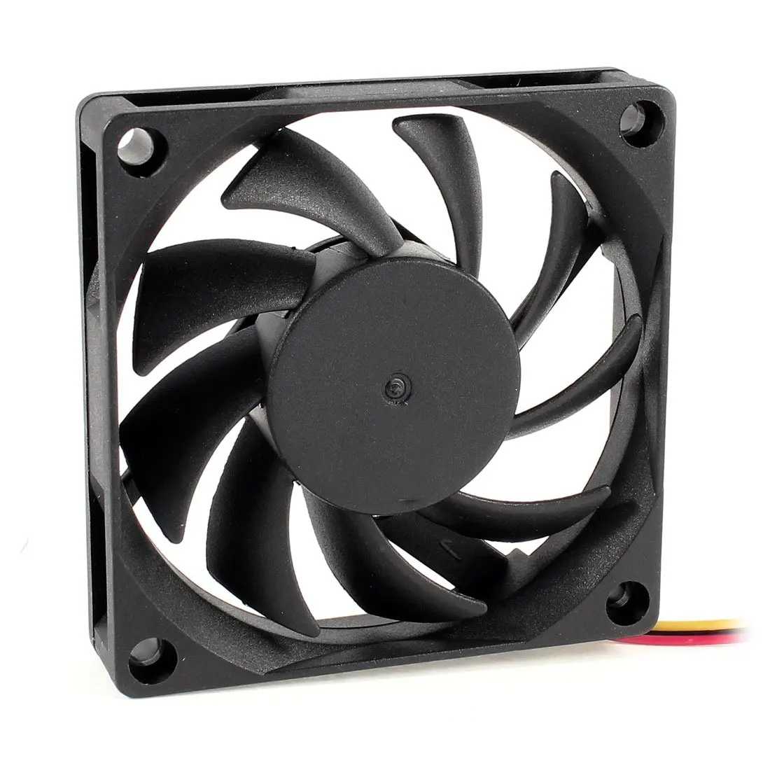 

70x70mm 12V 3-Pin PC Computer Case CPU DC Brushless Cooler Cooling Fan Black