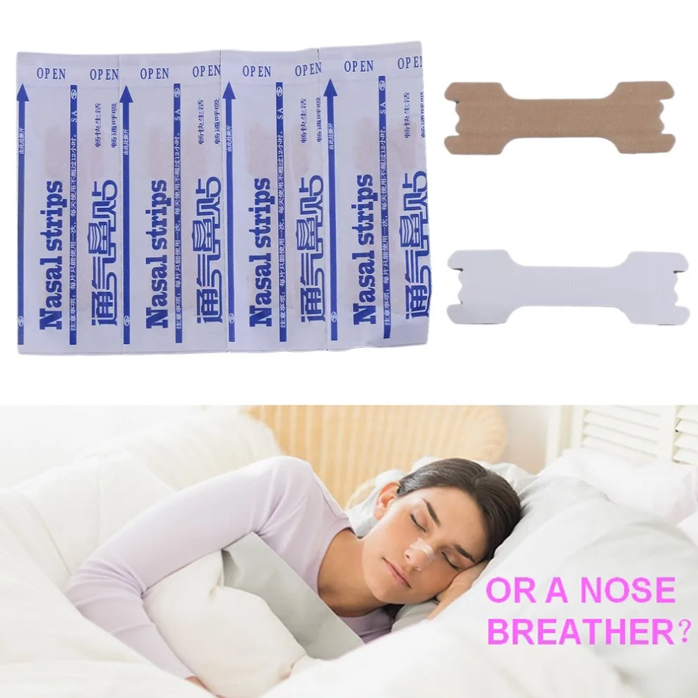 50pcs/set Great Breathing Nasal Strips Right Way to Stop Snoring Anti Snoring Strips Easier Breathe Sleeping Human Health Care 50pcs/set Great Breathing Nasal Strips Right Way to Stop Snoring Anti Snoring Strips Easier Breathe Sleeping Human Health Care