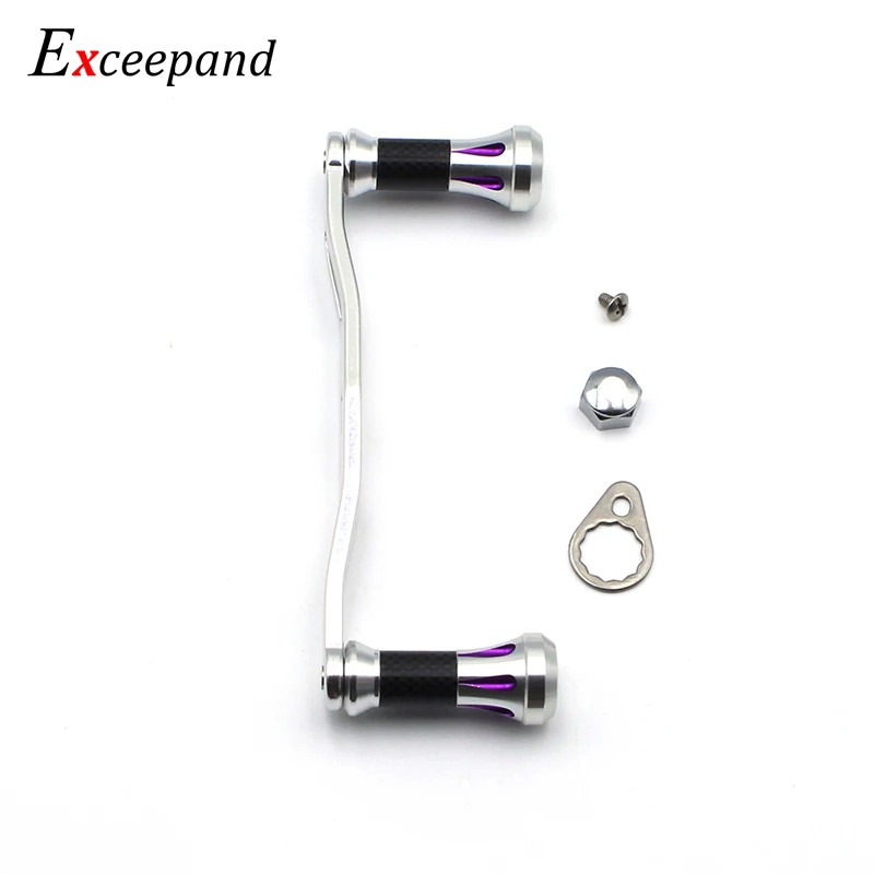 Exceepand Carbon Fiber Tube Fishing Reel Handle for Abu Garcia Daiwa Casting Reel Grips