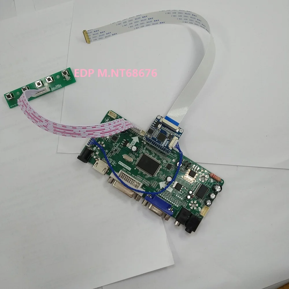 

kit for LP156WF6(SP)(B5) DVI 60Hz LCD M.NT68676 1920*1080 LG display 15.6" LED Panel Screen 30pin EDP Controller board HDMI VGA