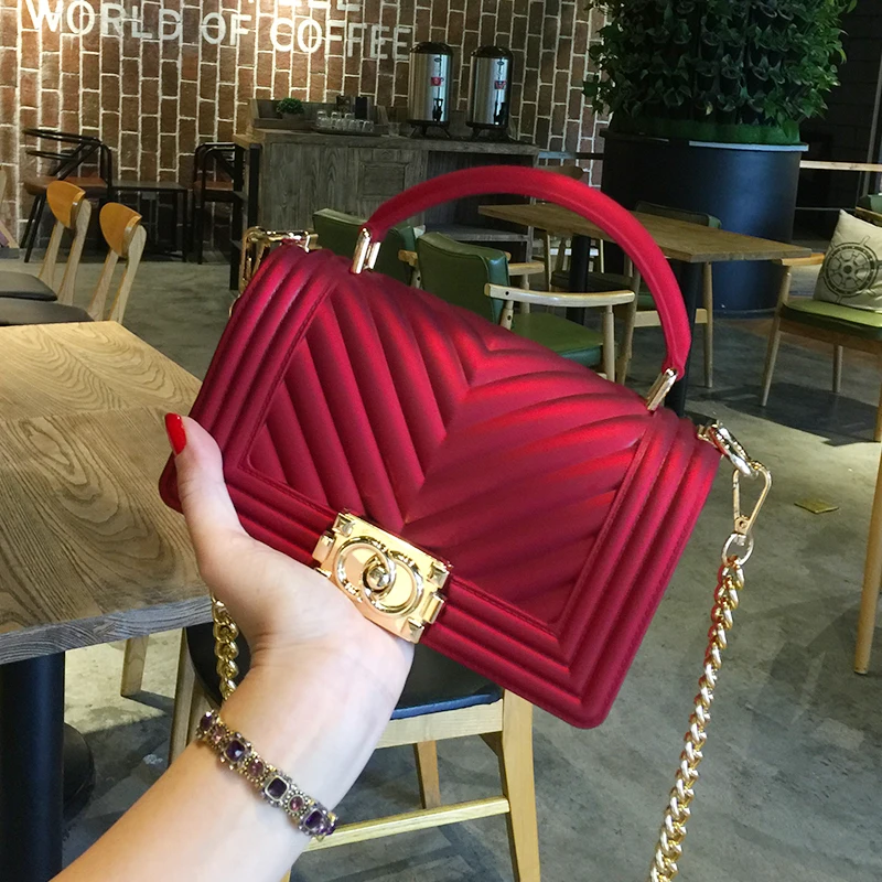 

Large Capacity Shoulder Bags Women Jelly Bags Buckle Flap Ladies Famous Brands Crossbody Bags Solid Color Messenger Bag Channels