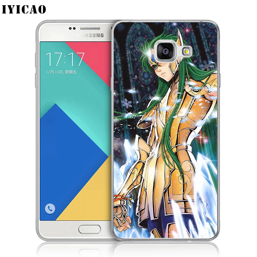 IYICAO Saint Seiya Мягкий силиконовый чехол для телефона Samsung A10 A30 A40 A50 A70 M10 M20 M30 TPU