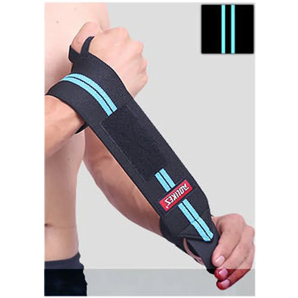 1 Pair Weightlifting Wristband Sport Professional Training Hand Bands