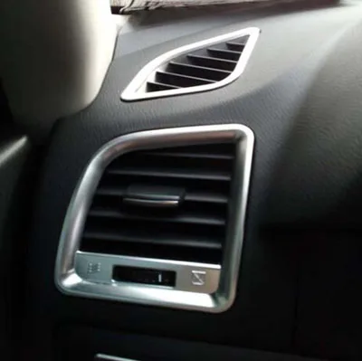 

for Mazda CX5 2012-2015 ABS Chrome Internal Air Conditioning Vent Trim Car Styling Stickers Automobiles Accessories 4 Pcs