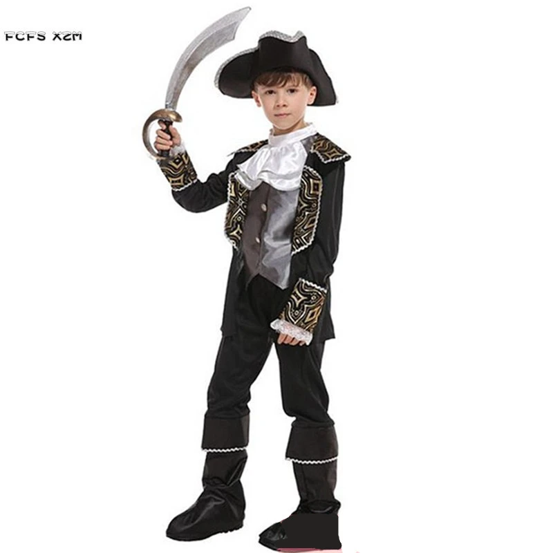 Pirate Captain Childrens Costume main image 0