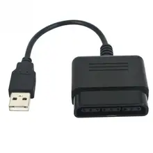 Высокое качество 1 шт. USB адаптер конвертер кабель для игрового контроллера для PS2 для PS3 pc Аксессуары для видеоигр