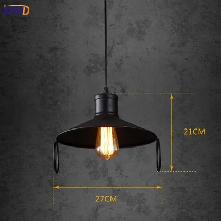 Iwhd vintage industrial colgante Iluminación iluminación hogar Iluminación estilo loft retro hierro lámpara Restaurante Salón iluminación