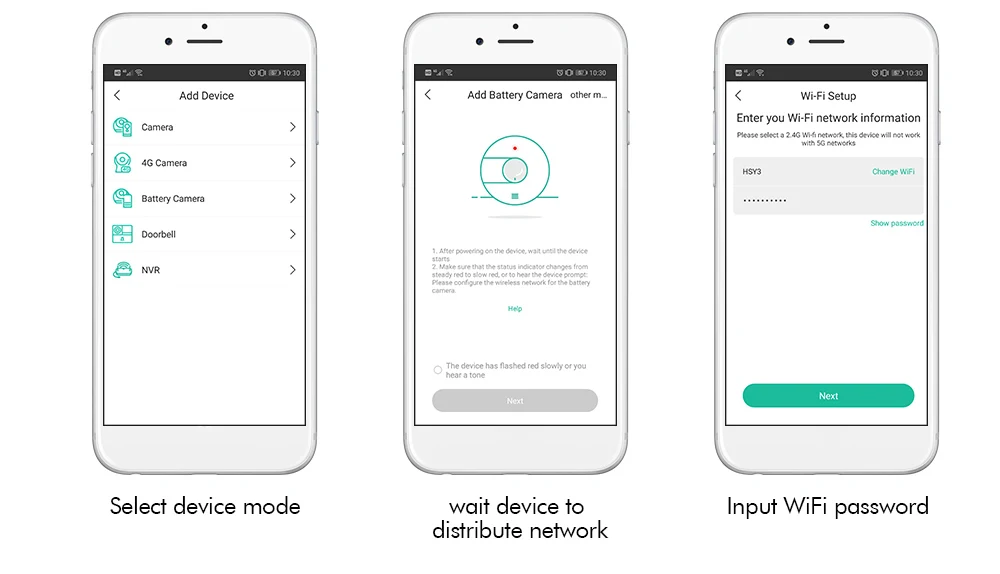 Hiseeu C10 беспроводной IP перезаряжаемый аккумулятор для камеры видеонаблюдения камеры безопасности PIR водонепроницаемый детектор движения