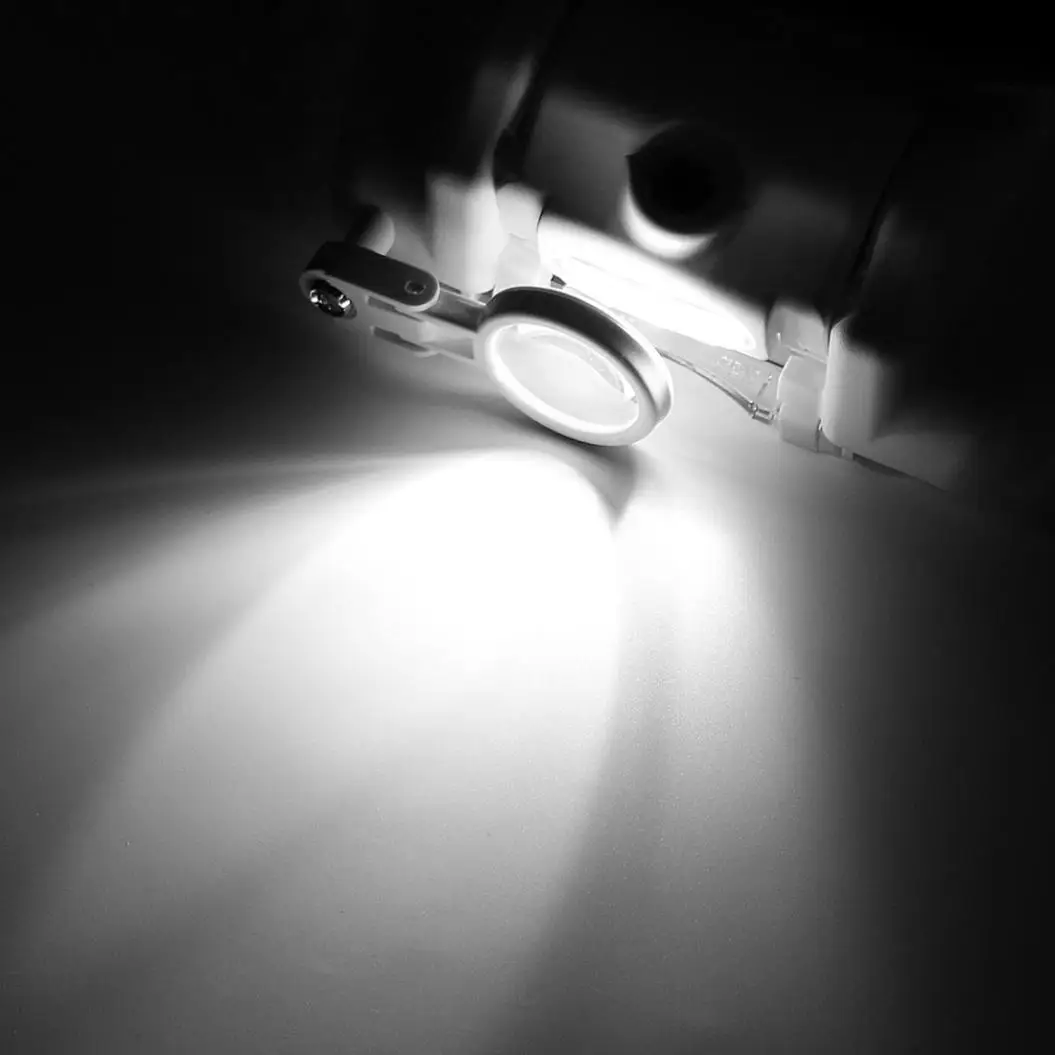 Регулируемая оголовье глаз Стекло Лупа увеличительное стекло лупа с светодиодный светильник и 7 линзами для чтения ювелирные изделия часы инструмент для ремонта