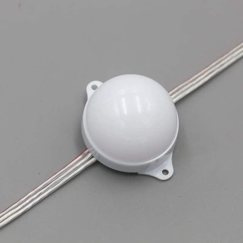 DC24VUCS1903 IC40mm diameterIP68addressable1.44W(6LEDs)RGB full colormilky ball type coverIP68 rated | Лампы и освещение