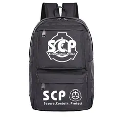 High-Q унисекс аниме Cos SCP специальные процедуры сдерживания студенческий рюкзак SCP студенческий Повседневный Косплей рюкзак