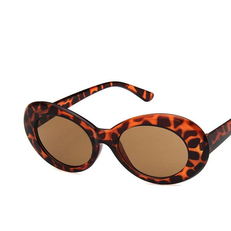 COOYOUNG Модные солнцезащитные очки овальные женские мужские ретро женские мужские Солнцезащитные очки женские очки UV400 - Цвет линз: C7Leopard
