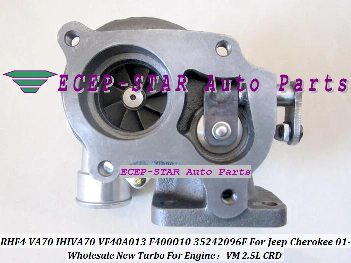 RHF4 VA70 IHIVA70 VF40A013 F400010 35242096F Turbo Turbine Turbocharger For Jeep Cherokee 2.5L CRD VM 2001- (5)