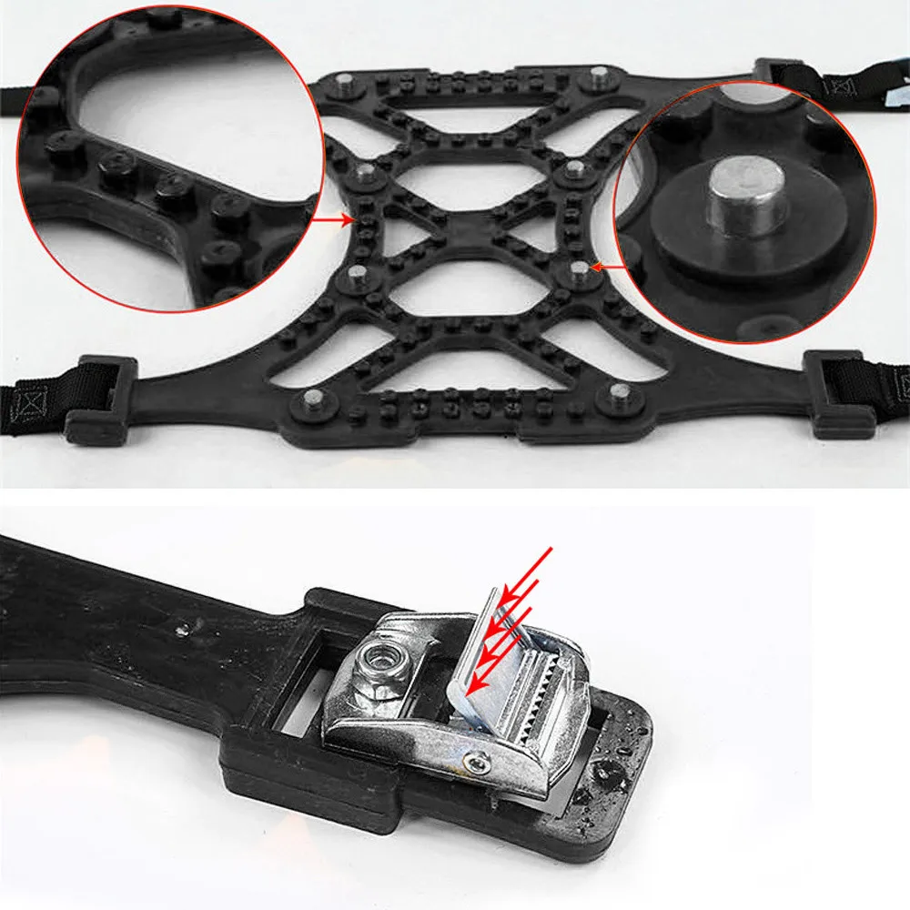 Автомобильный-Стайлинг CARPRIE шипы 1 шт. Простая установка простой зимний грузовик автомобиль снег цепь шины Противоскользящий ремень 8D1124 Прямая поставка