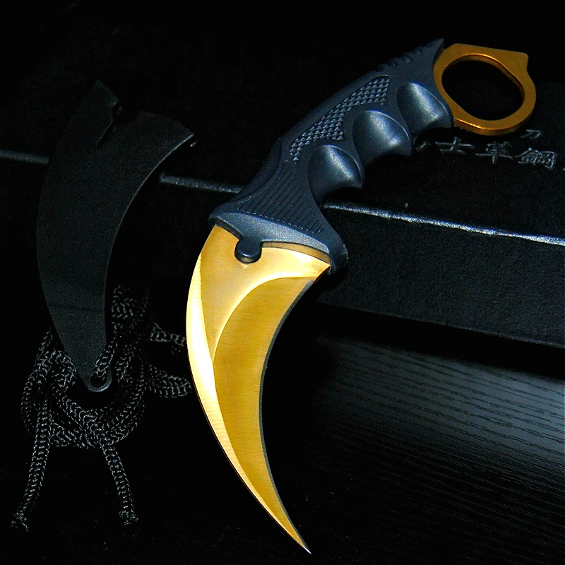 CS GO бабочка в ноже Karambit складной нож тренировочный нож подарок balisong Практичный Нож не заточенный металл