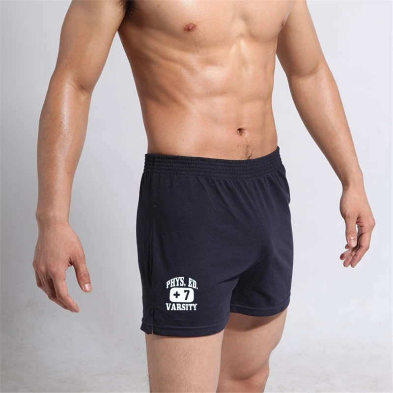 Board Shorts letter men beach shorts cotton short length summer wear