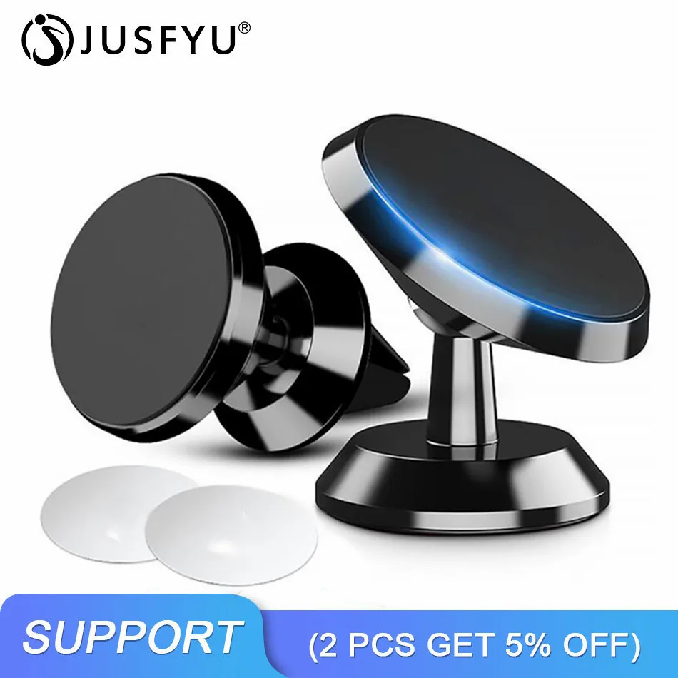 

Magnetic Car Holder Universal Car Holder 360 Degree Magnetic Car Phone Holder GPS Magnet Mount for Huawei iPhone X Xr Xs Max