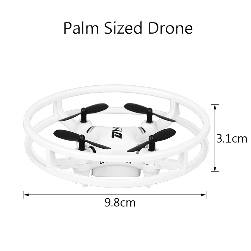 Мини-Дрон ударопрочный нано RC Квадрокоптер один ключ взлет посадка RC вертолет игрушечные дроны подарок для детей начинающих детей D1