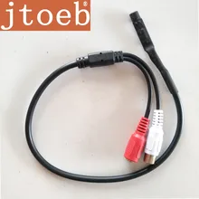 MT-801A звукосниматель устройства 4 шт./партия монитор RCA CCTV Микрофон Звук монитор аудио звукосниматель