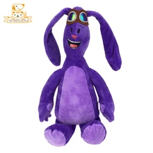 Mim-Mim фиолетовые Мультяшные куклы кролик милый МИМ очки длинные уши животные Kawaii плюшевые мягкие игрушки мягкая подушка детский подарок