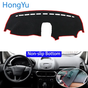 

For Ford ecosport 2018 Car Styling Non-Slip Bottom Covers Dashmat Dash Mat Sun Shade Dashboard Cover Capter