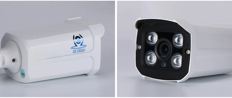 ZSVEDIO Surveillance System Security Camera IP Camera POE 5MP P2P IR Wire Network Outdoor Waterproof H.265 NVR Kits Camera CCTV  (18)