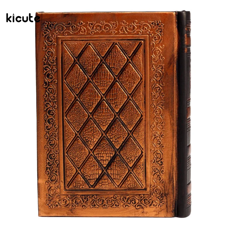 

1pcs Vintage Design Journal Diary Notebook Leather Blank Hard Cover Sketchbook Paper Travel Journal Blank Writing Paper