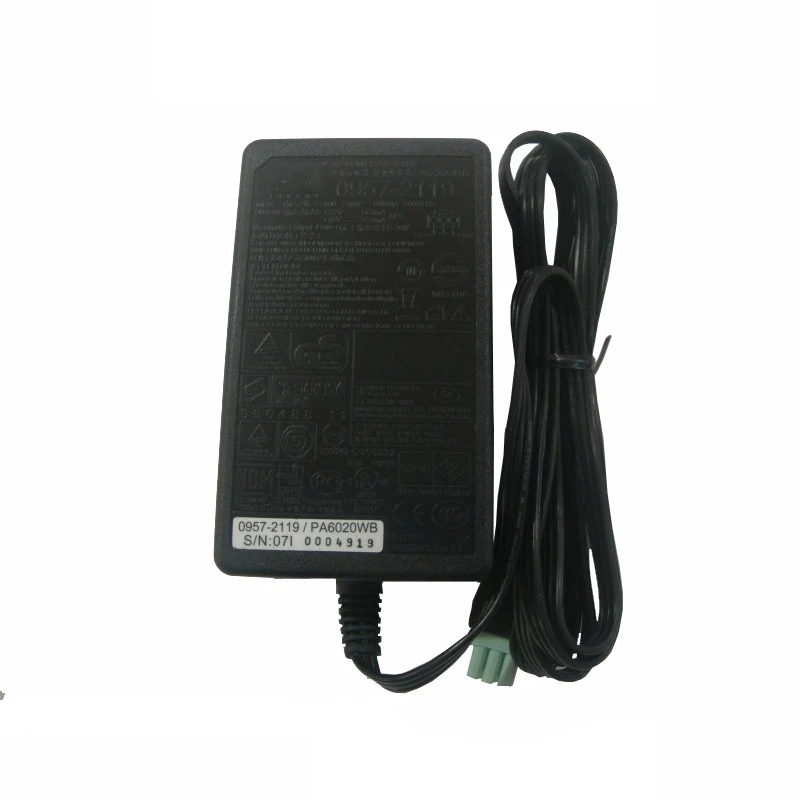 Vilaxh 0957-2119 F380 AC محول شاحن التيار الكهربائي عن HP Deskjet F380 F385 F388 جميع-في- واحد طابعة 32 V 563mA 15 V 533mA