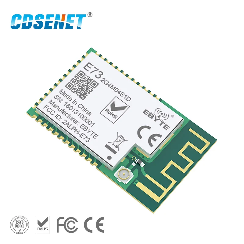 NRF51822 Ble 4,2 низкая мощность беспроводной модуль PCB антенна IPX интерфейс CDSENET E73-2G4M04S1D 4dBm Bluetooth передатчик приемник NRF51822 Ble 4,2 низкая мощность беспроводной модуль PCB антенна IPX интерфейс CDSENET E73-2G4M04S1D 4dBm Bluetooth передатчик приемник