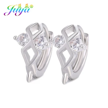 

Juya DIY Earrings Components Fastener Earring Hooks & Clasps Accessories For Women Needlework Dangle Earrings Jewelry Making