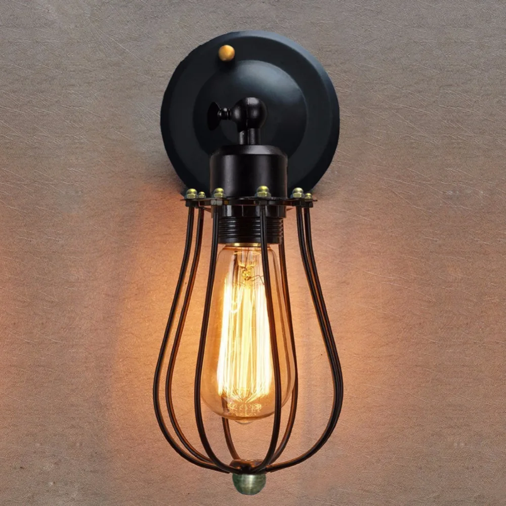 

Vintage Wall Lamp Retro Wall Light Loft Luminaire Home Lighting Industrial Wall Sconce Modern 220V Light Fixtures Abajur Lustre