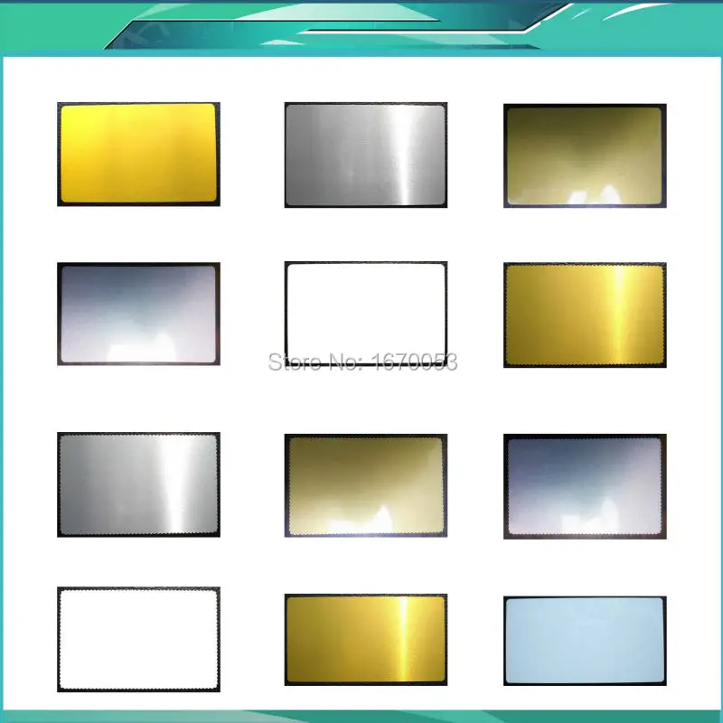 

0.45MM Super Thicknesss 100pcs Blank sublimation metal name card,printing blank business card use sublimation ink and paper